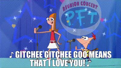 gucci gucci goo means that i love you|Phineas And Ferb .